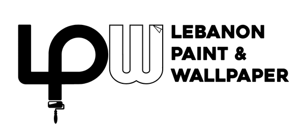 Lebanon Paint & Wallpaper Black Logo