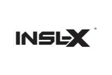 Insl-X black with white outline logo